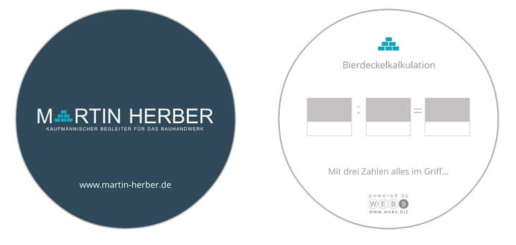 Martin Herber Bierdeckel